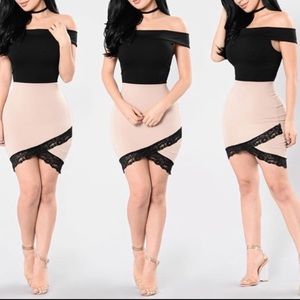 Off the shoulder dress